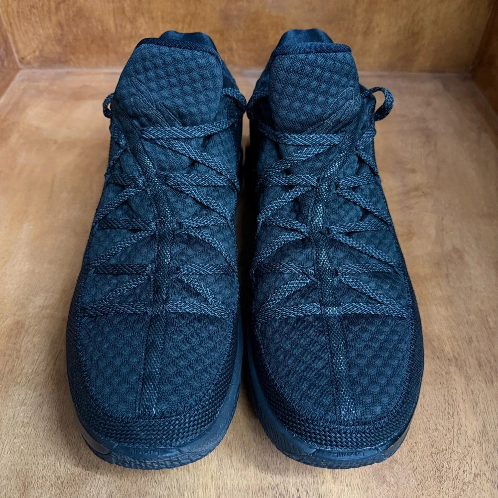 Nike LeBron 17 Low Triple Black Shoes Mens Sz 14 Basketball Sneakers CD5007-003